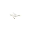 Кабель мультимедійний 3.5mm M to 3.5mm M 1.5m 90° corner white Voltronic (YT-AUXSGJ(M)/(M)-1.5-W) - Зображення 1