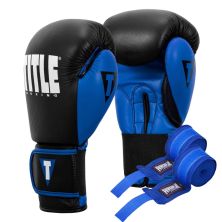Боксерские перчатки Title Boxing Dynamic Strike Black/Blue 16 oz (XDBG 16 BK/BL)