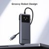 Концентратор Ugreen USB-C to HDMI + 2xUSB 3.2 + 2xUSB-C 3.2 + PD CM888 gray (35998) - Изображение 3