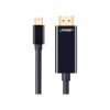 Кабель мультимедійний miniDisplayPort M to HDMI M 1.5m MD101 4K black Ugreen (20848) - Зображення 1