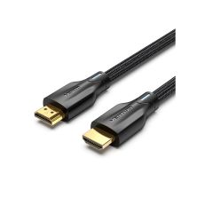 Кабель мультимедийный HDMI M to HDMI M 5.0m 8K60Hz cotton braided black Vention (AAUBJ)