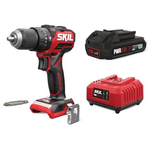 Шуруповерт Skil 3075 CA Compact Li-Ion 20V, безщітковий ударний, 2.0Ah, зарядний пристрій (CD1E3075CA+BC1E3136A)