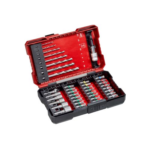 Набор сверл и бит Einhell L-Box, по металлу HSS, 39шт (108911)