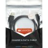 Дата кабель USB 2.0 AM to Type-C 1.8m 1A black Canyon (CNE-USBC2B) - Изображение 2