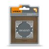 Рамка Videx BINERA шоколадний алюміній (VF-BNFRA1H-CH) - Зображення 1