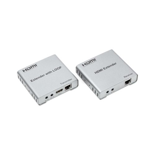 Адаптер HDMI 4K/30hz, up to 100m via CAT5E/6, loop-out (HDES12-LOOP) PowerPlant (CA912964)