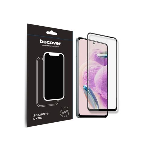 Скло захисне BeCover Xiaomi Redmi Note 12S Black (709751)