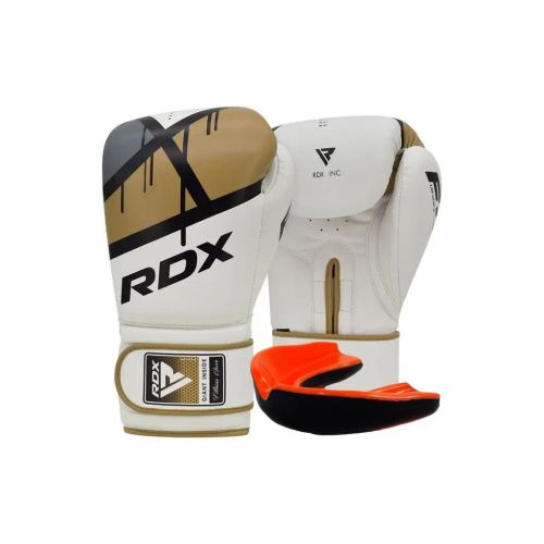 Боксерські рукавички RDX F7 Ego Golden 14 унцій (BGR-F7GL-14oz)