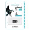 USB флеш накопитель Wibrand 4GB Hawk Black USB 2.0 (WI2.0/HA4M1B) - Изображение 1