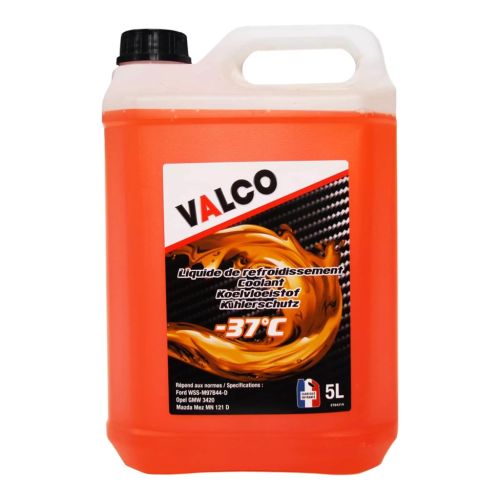 Антифриз VALCO LR Ford/Mazda G12 Orange -37C 5л 607475