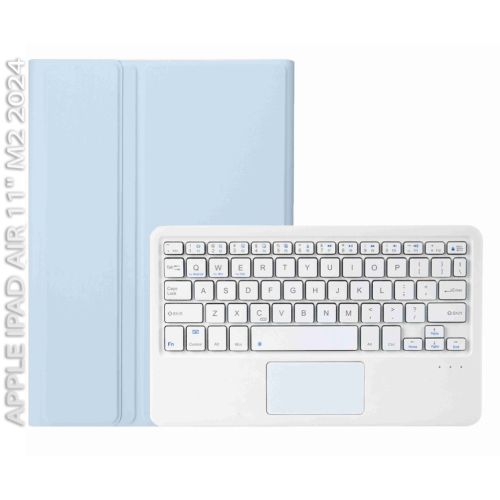 Чехол для планшета BeCover Keyboard+TouchPad Apple iPad Air 11 M2 2024 Light Blue (712598)