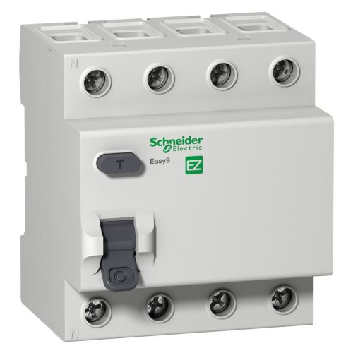 Дифференциальный автоматический выключатель Schneider Electric EZ9 4P 63A 30mA (EZ9R34463)