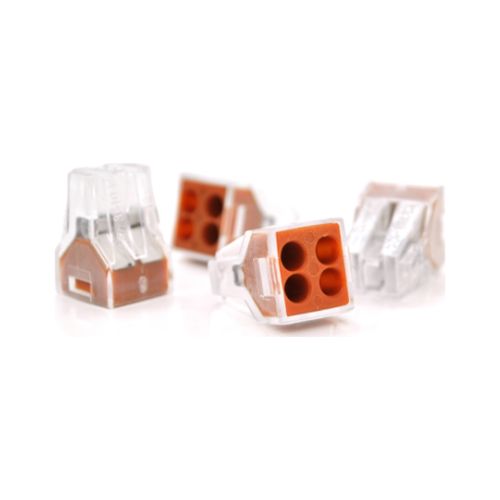 Соединитель кабеля 4-pin аналог WAGO K773-104, 50штпак Voltronic (K773-104/50)
