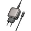 Зарядний пристрій BOROFONE BAS54A Absolute 1xUSB-C PD20W + 1xUSB QC3.0 + cable USB-C to USB-C Black (6941991116223) - Зображення 2