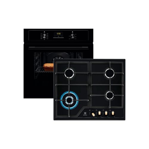 Комплект встраиваемой техники Electrolux Духова шафа EOF3H50BK + Варильна поверхня KGS6436RK (1)