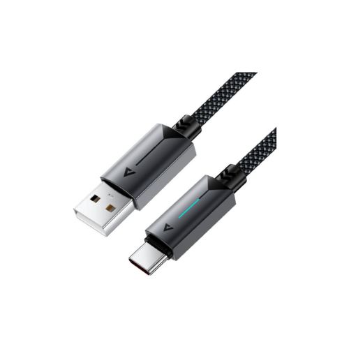 Дата кабель USB 2.0 AM to USB-C 1.2m 60W black Acefast (6974316284482)