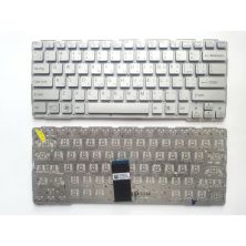 Клавиатура ноутбука Sony E14 Series серебро с фиолет. каемкой/без рамки подсветка UA (A43577)