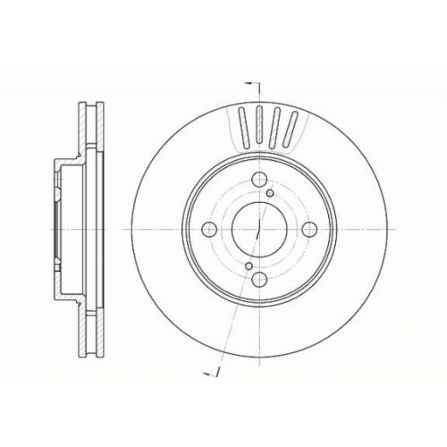 Тормозной диск REMSA 6742.10