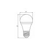 Лампочка EUROELECTRIC LED А60 12W E27 4000K 220V (LED-A60-12274(EE)) - Изображение 2