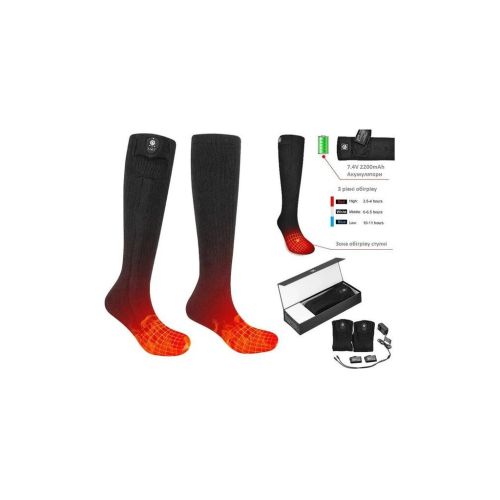 Шкарпетки з підігрівом 2E Race Plus Black S (2E-HSRCPS-BK)
