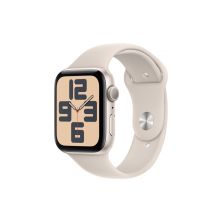 Смарт-часы Apple Watch SE 2023 GPS 44mm Starlight Aluminium Case with Starlight Sport Band - M/L (MRE53QP/A)