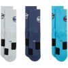 Шкарпетки Nike U Nk Ed Crew Bball 3Pr 144 DA2123-900 46-50 3 пари Світло-голубий/Синій/Бірюзовий (196153803879) - Зображення 2