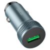 Зарядний пристрій HOCO Z49A Level USB Metal Gray (6931474795694) - Зображення 1
