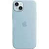 Чохол до мобільного телефона Apple iPhone 15 Plus Silicone Case with MagSafe - Light Blue,Model A3124 (MWNH3ZM/A) - Зображення 1