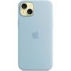 Чехол для мобильного телефона Apple iPhone 15 Plus Silicone Case with MagSafe - Light Blue,Model A3124 (MWNH3ZM/A) - Изображение 2