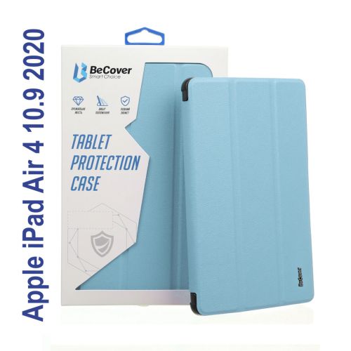 Чехол для планшета BeCover Tri Fold Hard TPU Apple iPad Air 4 10.9 2020/2022 Light Blue (706752) (706752)