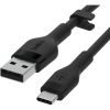 Дата кабель USB 2.0 AM to Type-C 1.0m Black Belkin (CAB008BT1MBK) - Изображение 3