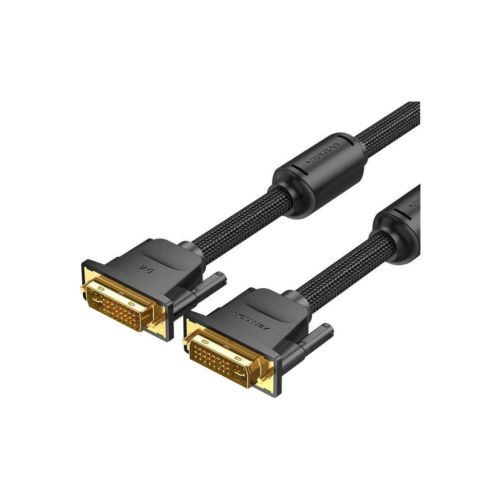 Кабель мультимедийный DVI to DVI 24+1pin 3.0m 2K 60Hz ferrite Vention (EAEBI)