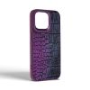 Чохол до мобільного телефона Harder Glamorous Croco Apple iPhone 15 Pro Max Dark Purple (ARM76767) - Зображення 1