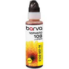 Чернила Barva Epson 108 100 мл, Yellow, флакон OneKey (1K) (E108-951-1K)