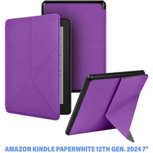 Чохол до електронної книги BeCover Ultra Slim Origami Amazon Kindle Paperwhite 12th Gen. 2024 7 Purple (712840)