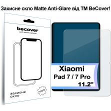 Стекло защитное BeCover Matte Anti-Glare Xiaomi Pad 7 / 7 Pro 11.2 (713449)
