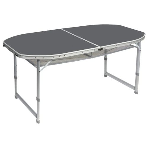 Туристичний стіл Bo-Camp Case Model Oval 150x80 cm Grey (1404399) (DAS303275)