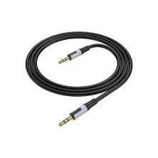 Кабель мультимедійний 3.5mm M to 3.5mm M 1.0m BL19 black BOROFONE (6941991108310)