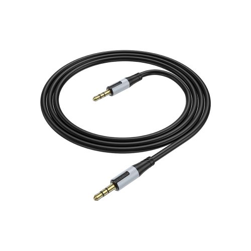 Кабель мультимедійний 3.5mm M to 3.5mm M 1.0m BL19 black BOROFONE (6941991108310)