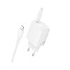 Зарядний пристрій BOROFONE BN26 Fuente USB-C PD20W + cable USB-C to Lightning White (6941991120244) - Зображення 3