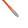 Дата кабель USB-C + USB A to USB-C 1.0m Double-Sleeved Geek orange Keychron (CAB22_KEYCHRON) - Зображення 2