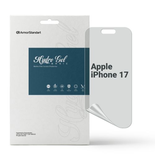 Плівка захисна Armorstandart hydrogel Matte Apple iPhone 17 (ARM86171)