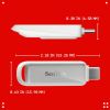 USB флеш накопичувач SanDisk 128GB Phone Drive Arctic White Type-C USB 3.2 (SDIXS0N-128G-GN6NE) - Зображення 2