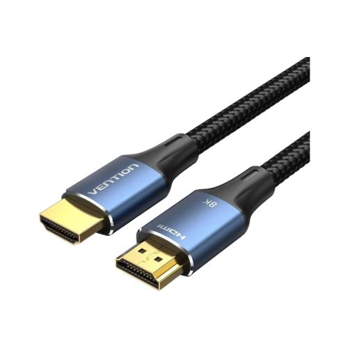Кабель мультимедійний HDMI M to HDMI M 3.0m 8K60Hz cotton braided blue Vention (ALGLI)