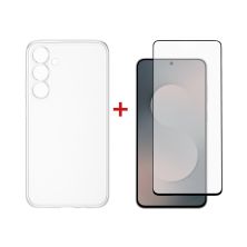 Чехол для мобильного телефона Dengos Samsung Galaxy S25 FE TPU+glass Transparent (DG-KM-172)