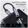 Переходник USB-C M to 3.5mm F 0.12m gray Essager (EZJE01-0G) - Изображение 2