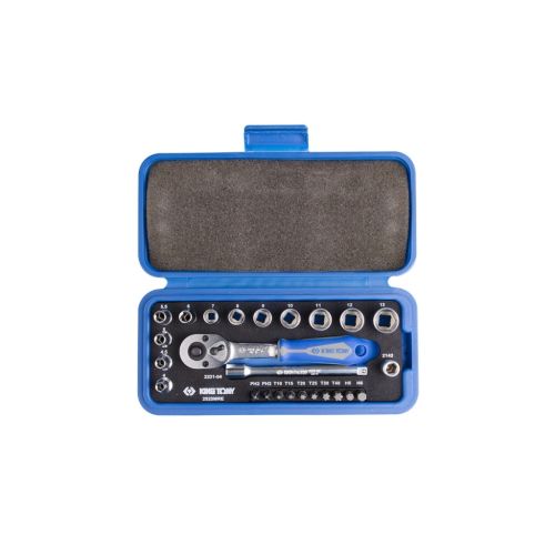 Набір інструментів KING TONY 25 шт 1/4 (2525MRE)