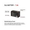 Батарея до ДБЖ EMOS B9691 AGM 12V 7Ah fast 4,7mm (B9691) - Зображення 2