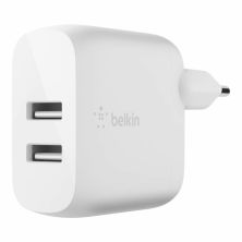 Зарядное устройство Belkin Home Charger (24W) DUAL USB 2.4A, white (WCB002VFWH)