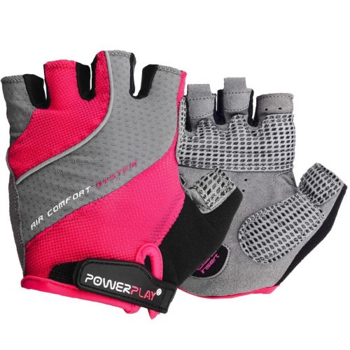 Велоперчатки PowerPlay Women 5023 Pink XS (5023_XS_Pink_Lady)